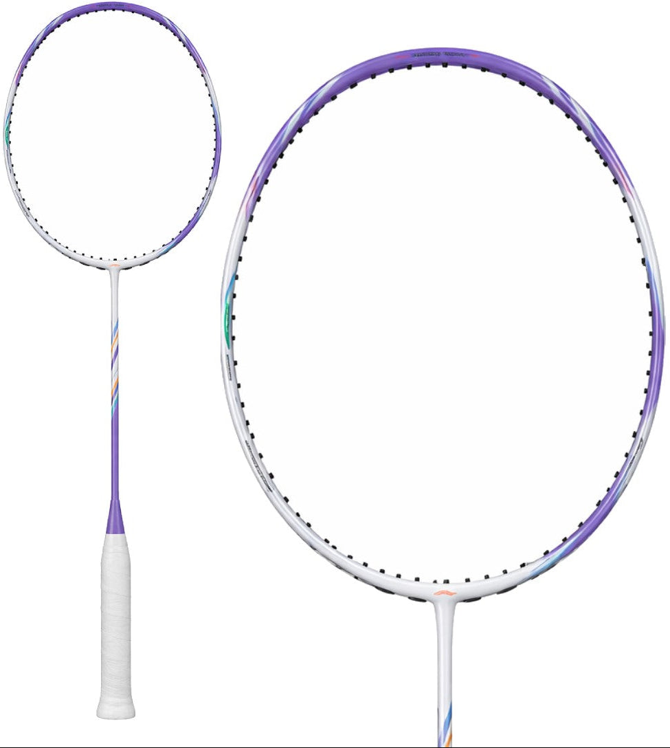 Li-Ning BladeX 600 4U Badminton Racket - White/Purple — Badminton HQ