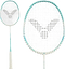 Two Victor Thruster Ryuga Sport R 3U badminton rackets by Victor, featuring green frames, are displayed against a plain white background—ideal for beginner to intermediate players.
