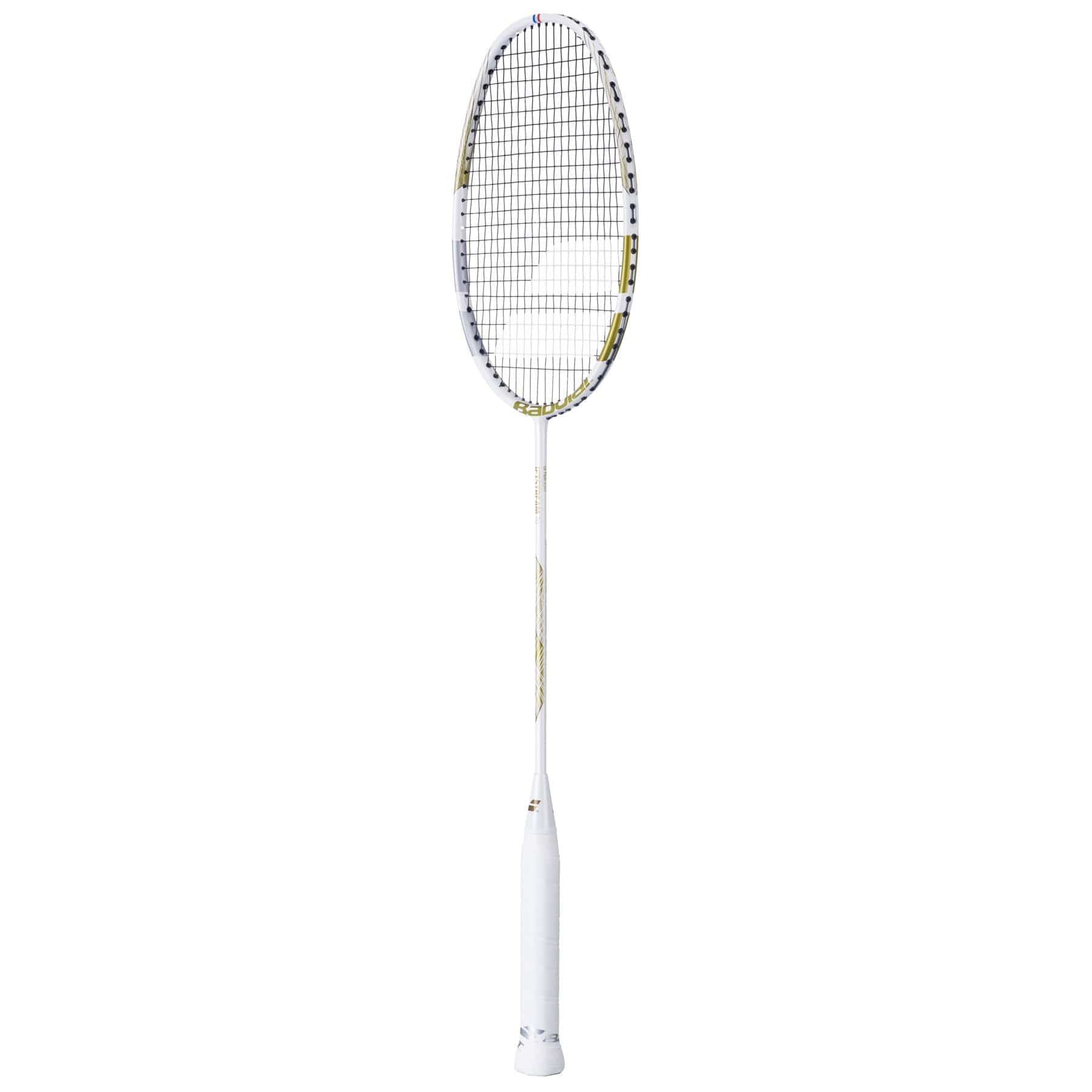 Babolat Jetstream 74 6U Badminton Racket - White / Gold — Badminton HQ