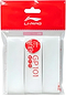 The Li-Ning GP101 Badminton Overgrips (3 Pack) in white offer a grippy feel for rackets. Each pack features three overgrips in a clear bag with red and white Li-Ning branding and Chinese text on the front.