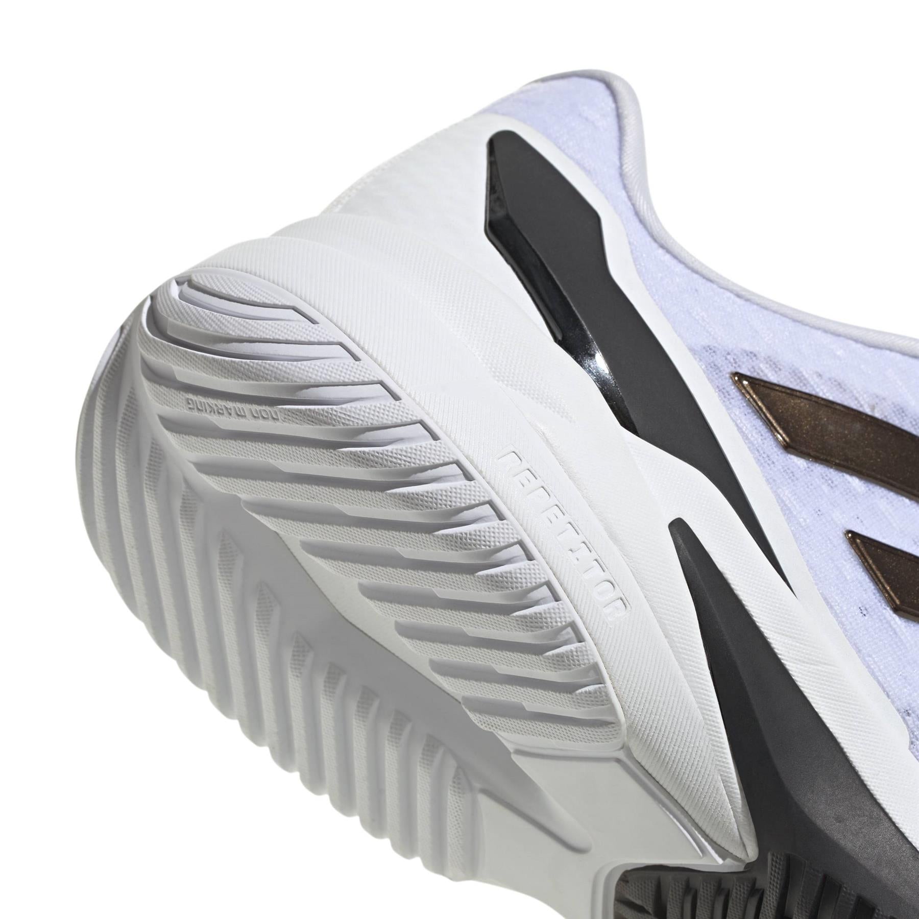 「A03」 FEEL N HIGH PLAYLIST 6 ADIDAS Crazyflight 6 Mens Indoor Badminton Shoes - White
