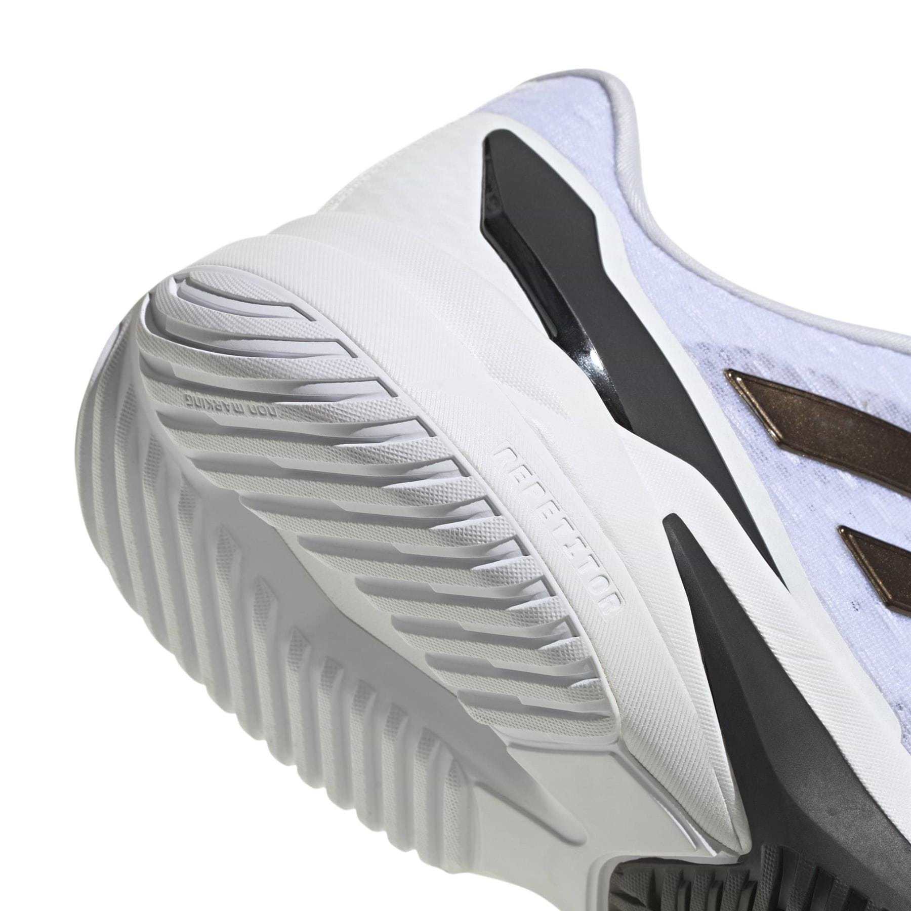ADIDAS Crazyflight 6 Mens Indoor Badminton Shoes - White Badminton HQ ADIDAS Crazyflight 6 Mens Indoor Badminton Shoes - White Badminton HQ