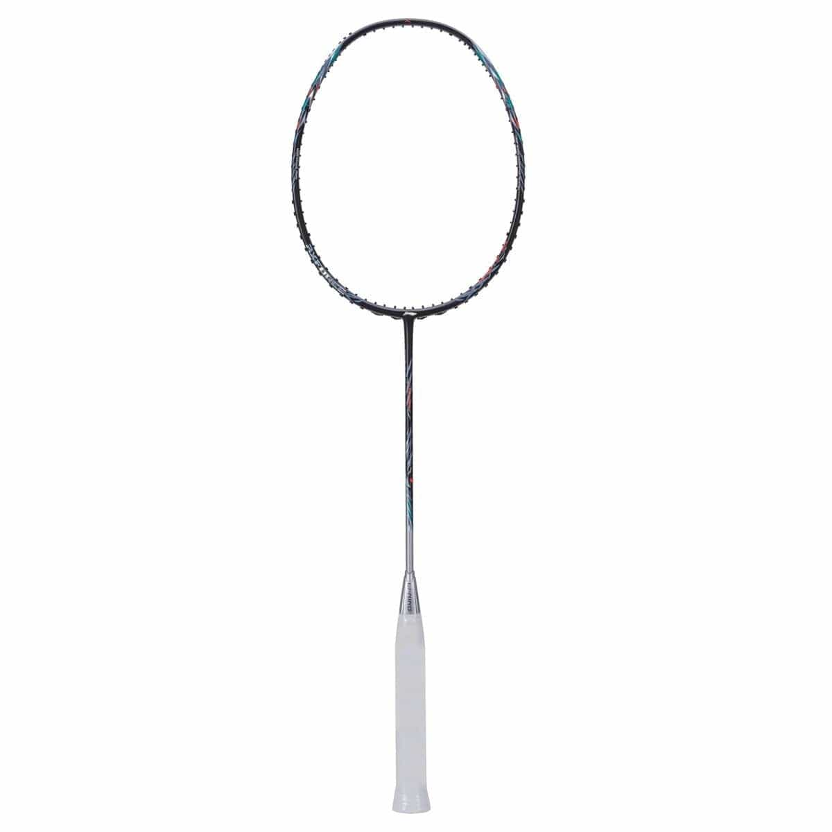 バドミントンラケット リーニン AXFORCE70 4ug5 Li-Ning Axforce 70 4U Badminton Racket - Black / Silver — Badminton HQ