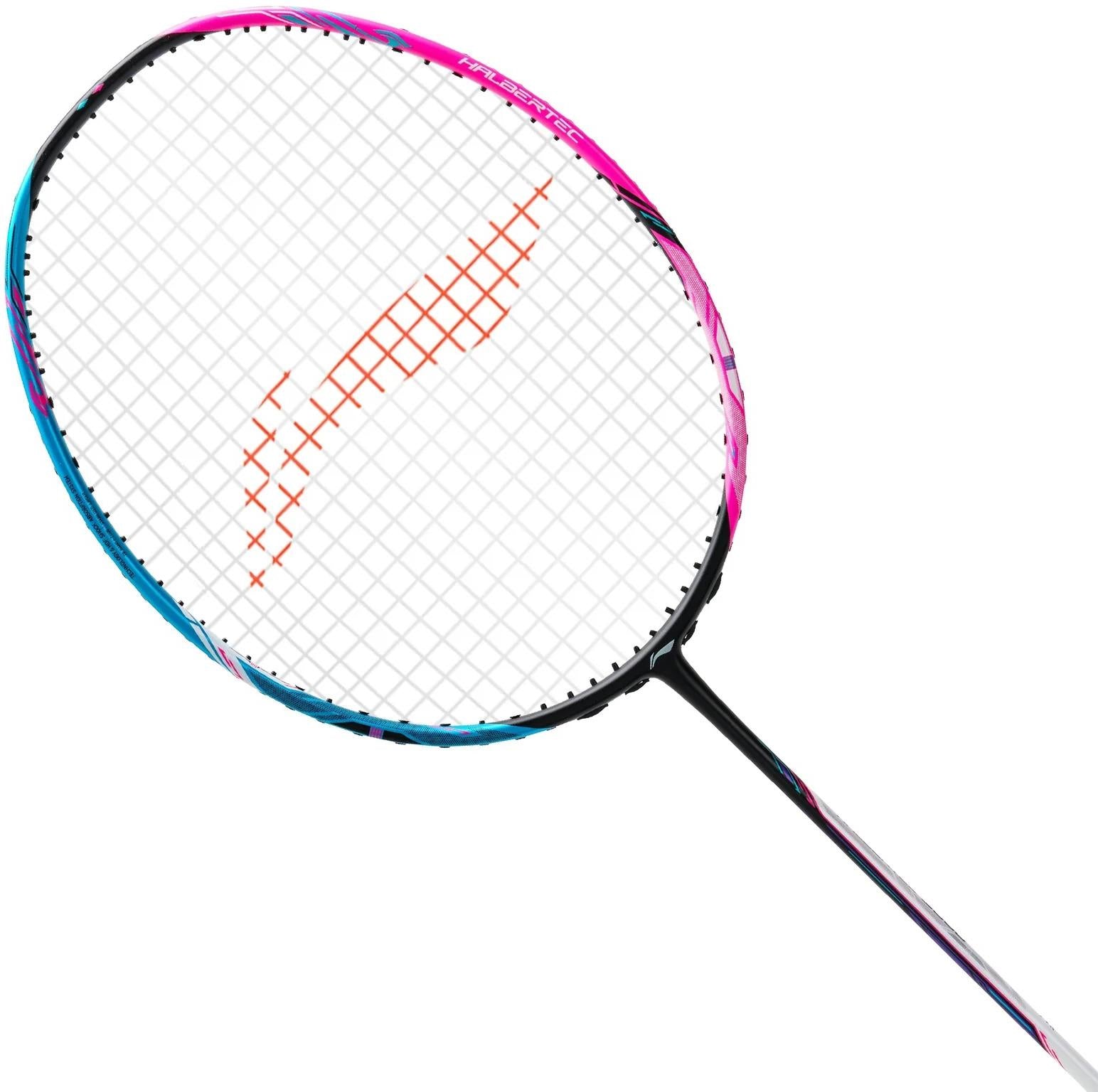 Li-Ning Halbertec 8000 4U Badminton Racket - Capri Breeze / Neon