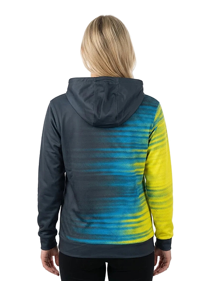 Unisex Performance Hoodie — On Model - Upper Body Back | Generated by Modelize