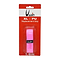 A pink Uwin PU Replacement XL Badminton Grip for sports equipment, showcased on a red and white cardboard backing. The packaging specifies the grip length as 1.6 meters, ideal for replacing your badminton racket grip.