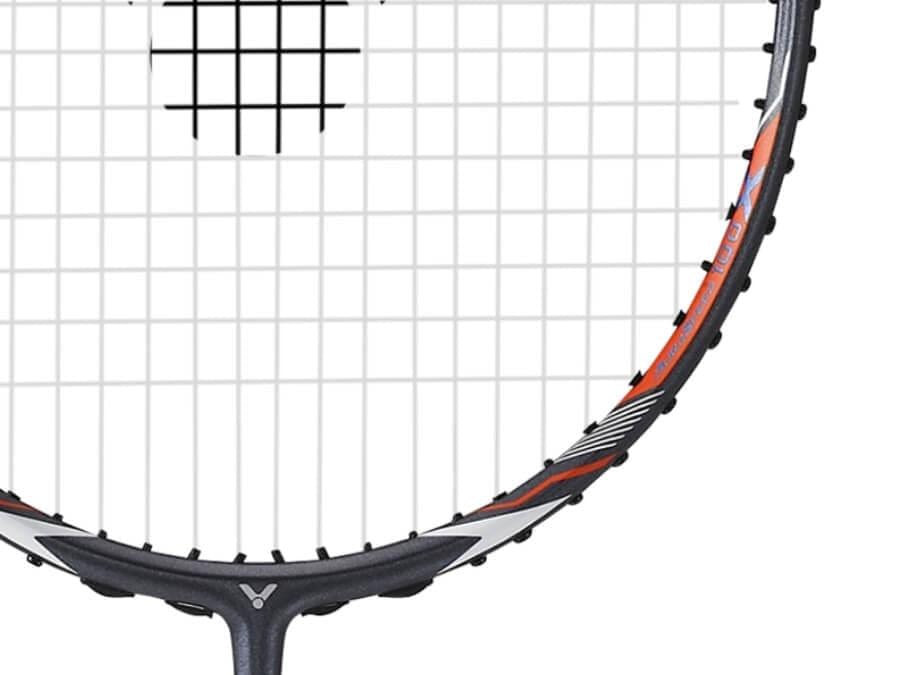 Victor Auraspeed 100X H Badminton Racket - Grey Orange — Badminton HQ