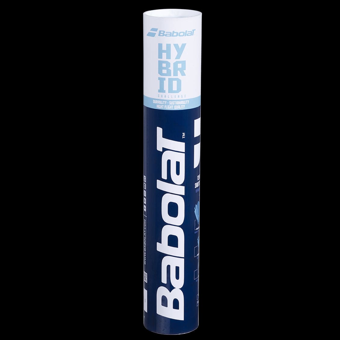 Babolat Hybrid Badminton Feather Shuttles / Shuttlecocks - Set of