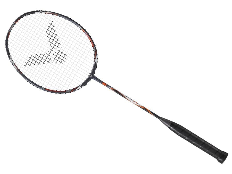 Victor Auraspeed 100X H Badminton Racket - Grey Orange — Badminton HQ