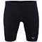 The Victor Badminton Compression Shorts uni Black 5718 by Victor are a pair of black athletic shorts, showcasing a small white logo near the bottom of the left leg against a white background. The smooth, fitted compression materials provide muscle stabilization and are perfect for enhancing blood circulation during sports or exercise.