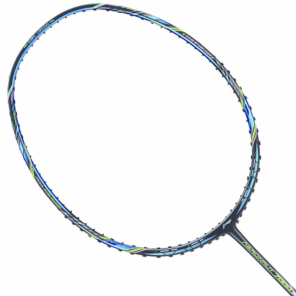 Li-Ning Aeronaut 7000 Boost Badminton Racket - Black Blue