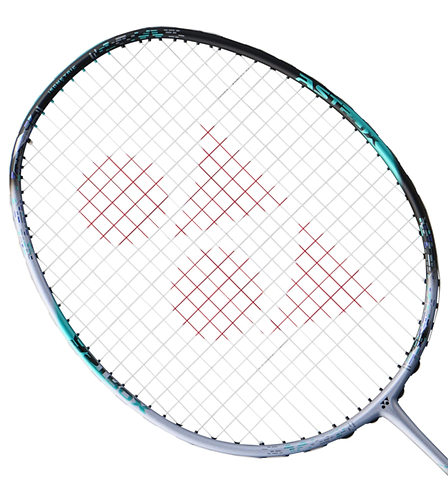 The Yonex Astrox 88S Pro 3U Gen 3 2024 Badminton Racket boasts a sophisticated silver and black frame, meticulously crafted for aggressive players who demand outstanding control.