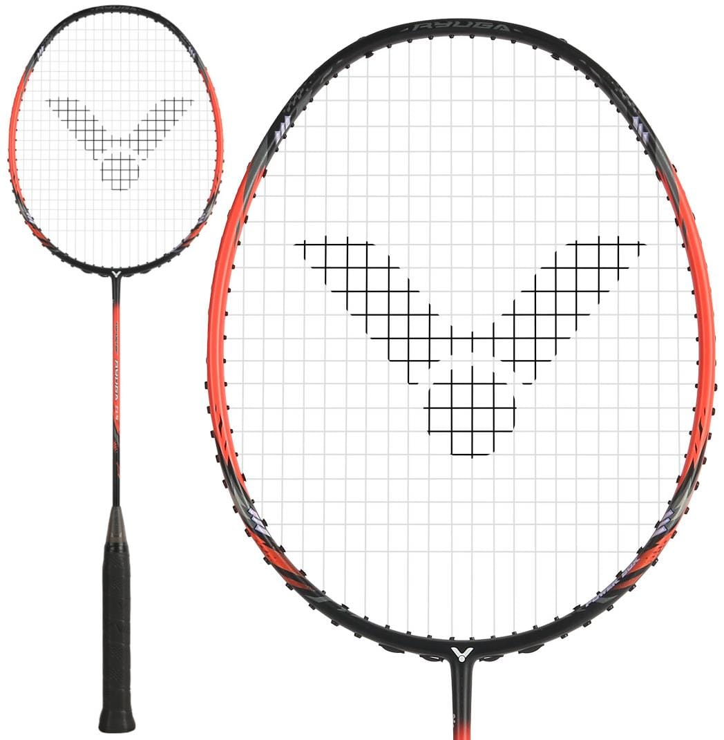 Victor Thruster Ryuga CLS C 4U Badminton Racket - Black / Red