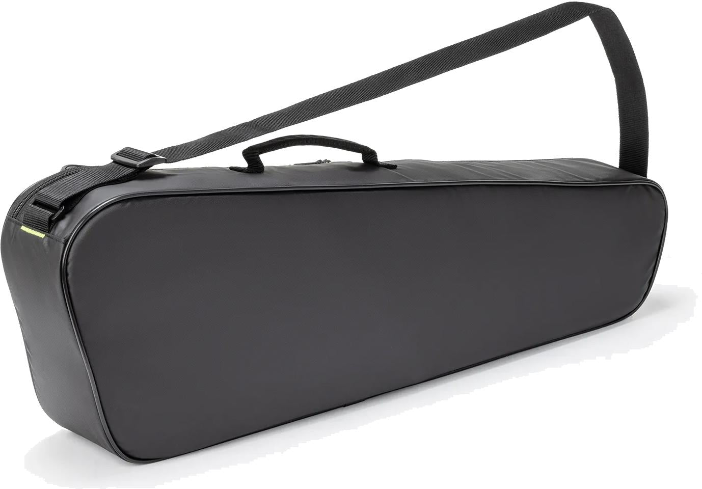 The Yonex BA52523EX Club 3 Racket Badminton Bag in black/blue is a lightweight, rectangular bag with a handle and adjustable shoulder strap, designed for carrying your badminton rackets.