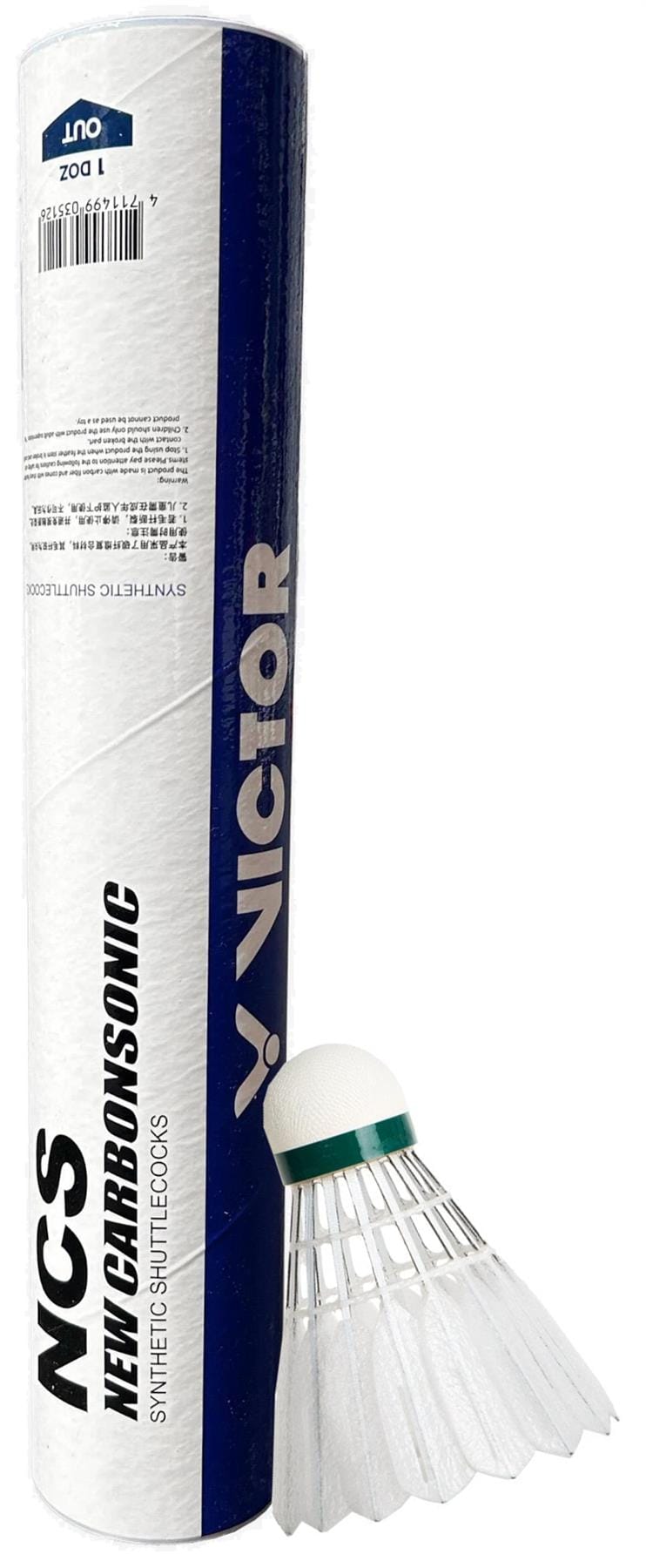 Victor New Carbonsonic NCS Badminton Shuttles / Shuttlecocks - Set
