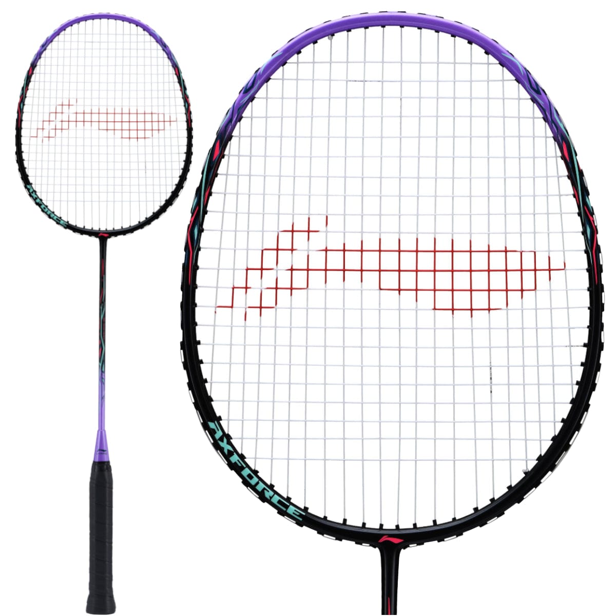 Li-Ning Axforce 9 Badminton Racket - Black / Purple — Badminton HQ