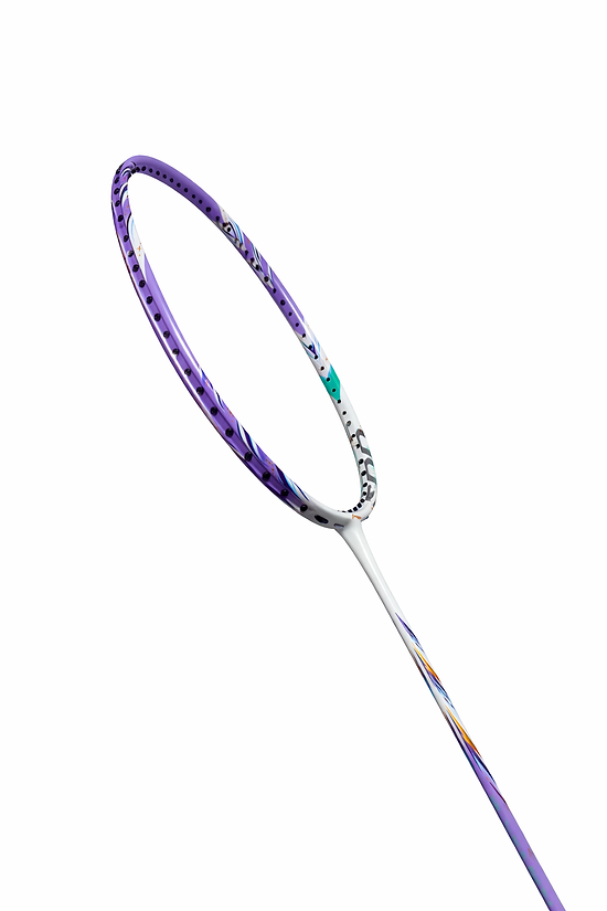 Li-Ning BladeX 600 4U Badminton Racket - White/Purple — Badminton HQ