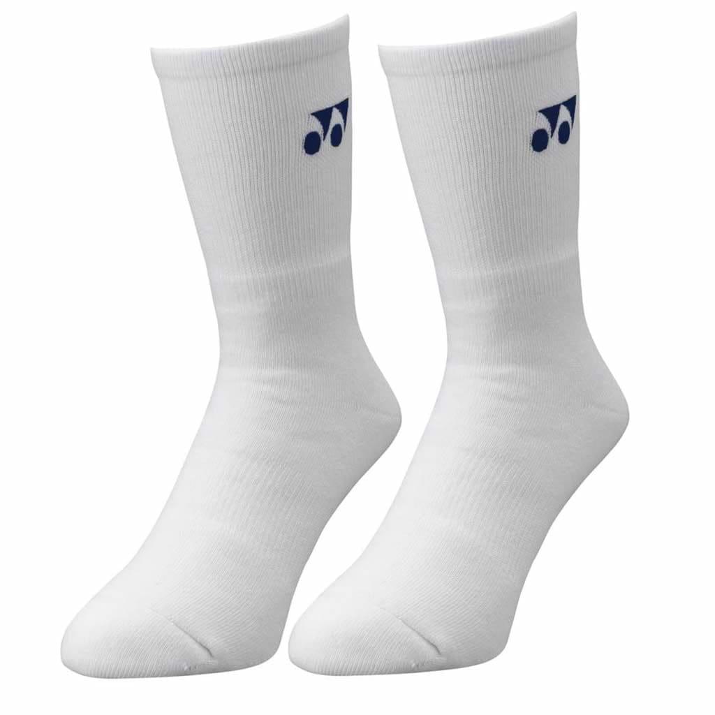 YONEX ハーフソックス３足セット 19.0〜22.0 ホワイト 007 Yonex W8422 White Sports Badminton Socks - Set of 3 Pairs