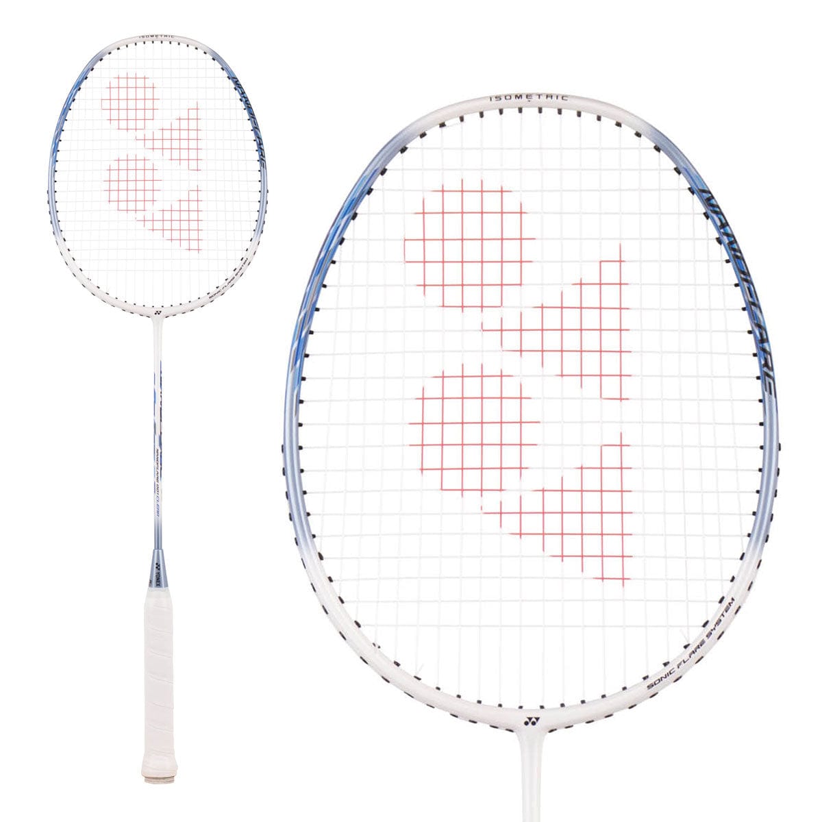 Yonex Nanoflare 001 Clear 5U Badminton Racket - White / Sax