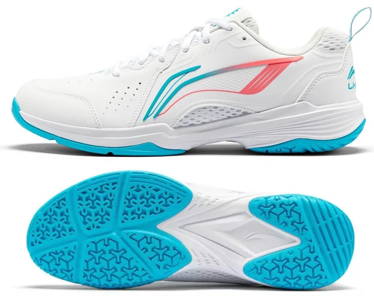 Li-Ning Almighty V2.0 Unisex Badminton Shoes - White / Blue