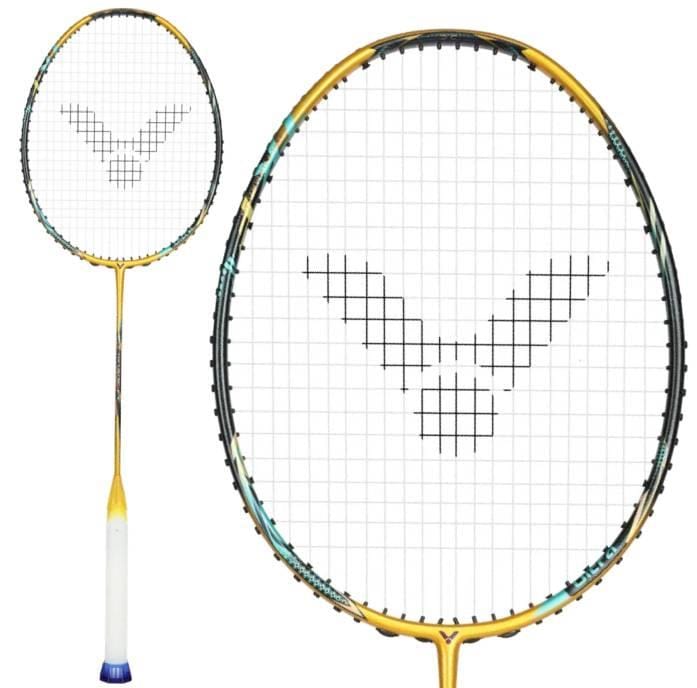 Victor Thruster F C Ultra X Badminton Racket - Gold — Badminton HQ