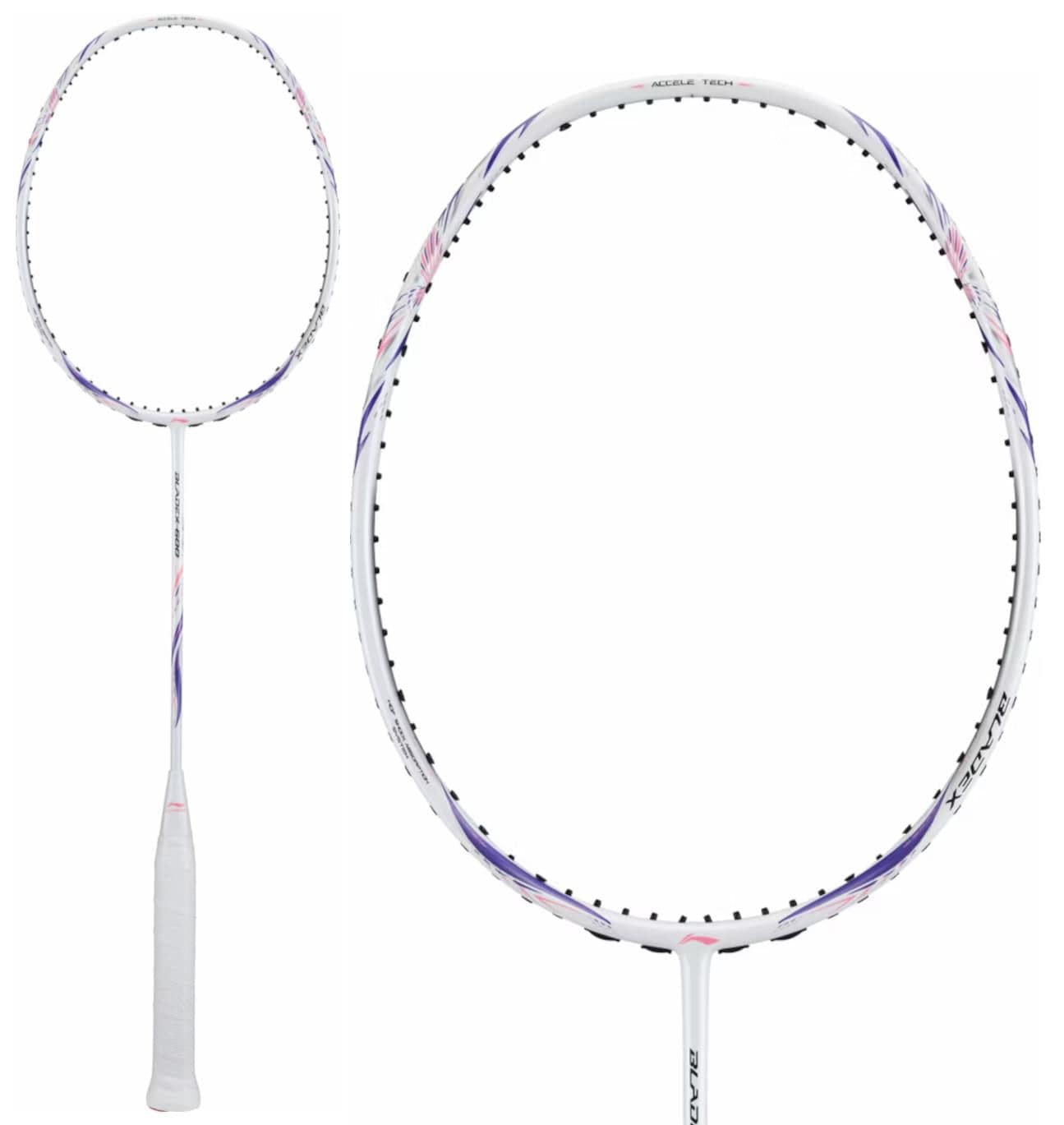 Yonex Nanoflare 001 Clear 5U Badminton Racket - White / Sax