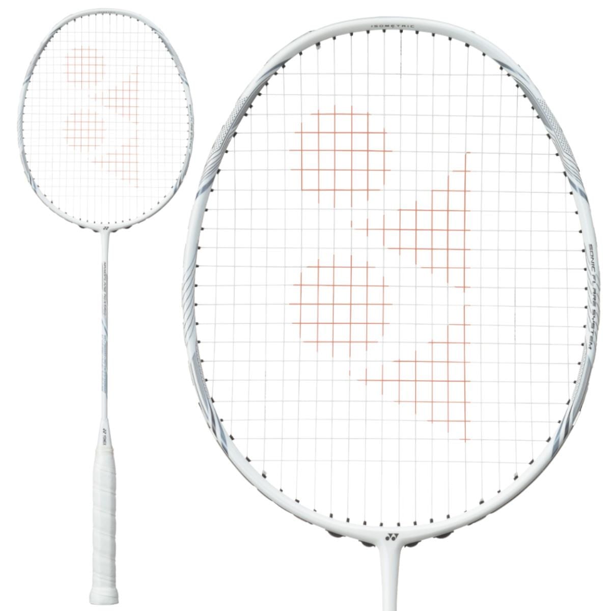 新品/ヨネックス/4U5/白/ナノフレア ネクステージ/NANOFLARE/Z Yonex Nanoflare Nextage 4U Badminton Racket - White / Grey