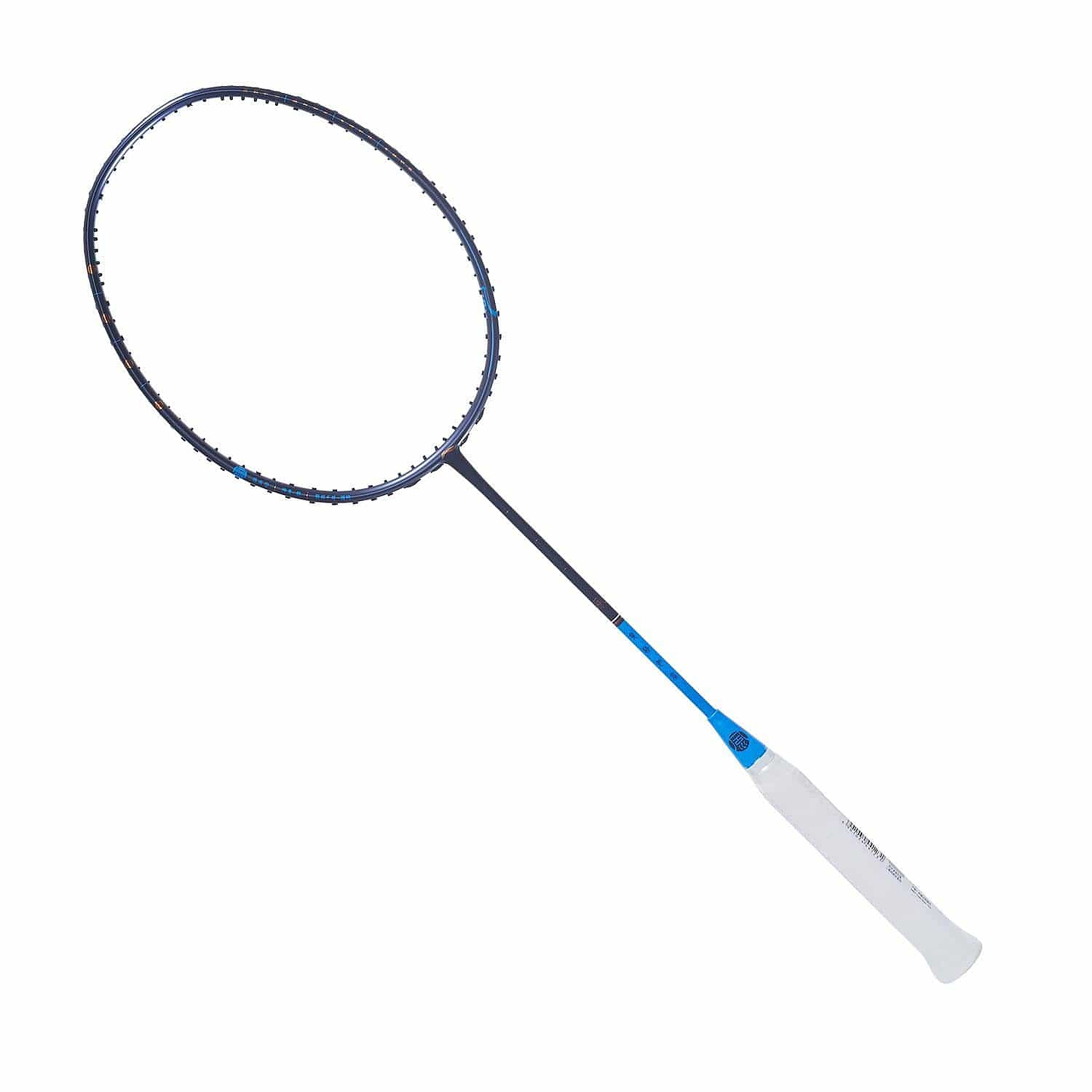 The Li-Ning Limited Edition 'Wind' 4U Badminton Racket Box Set - Black / Blue features a striking black and blue design, complete with a white grip handle. Its carefully crafted strings and streamlined look make it an ideal choice for mastering the art of war on the badminton court.