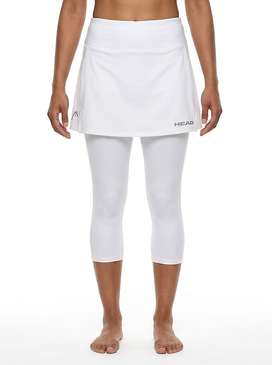 3/4 Tights Badminton Skort — On Model - Lower Body | Generated by Modelize