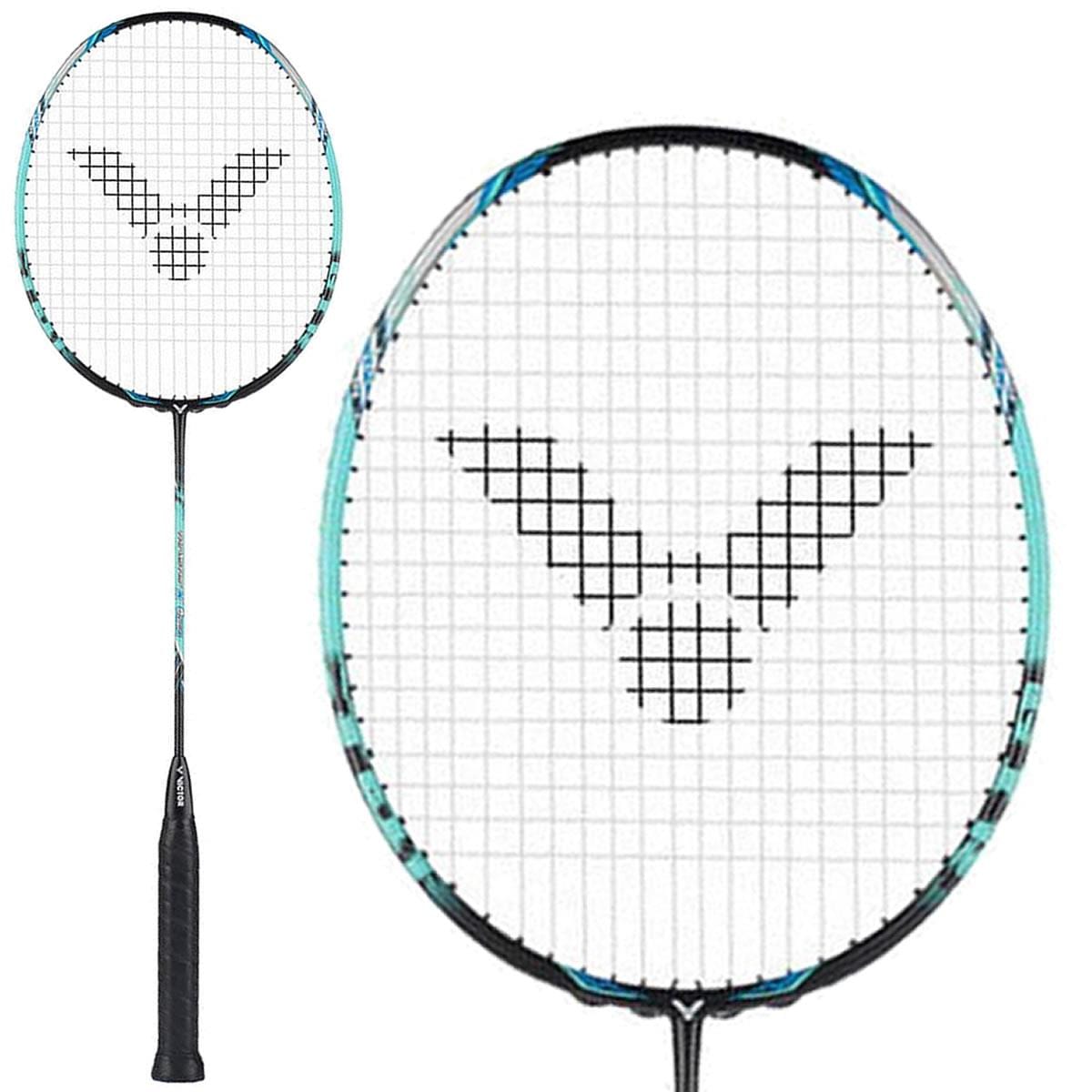 Black Racket Frame Victor Thruster Onigiri Badminton Racket (Frame Only) - Blue / Black ...