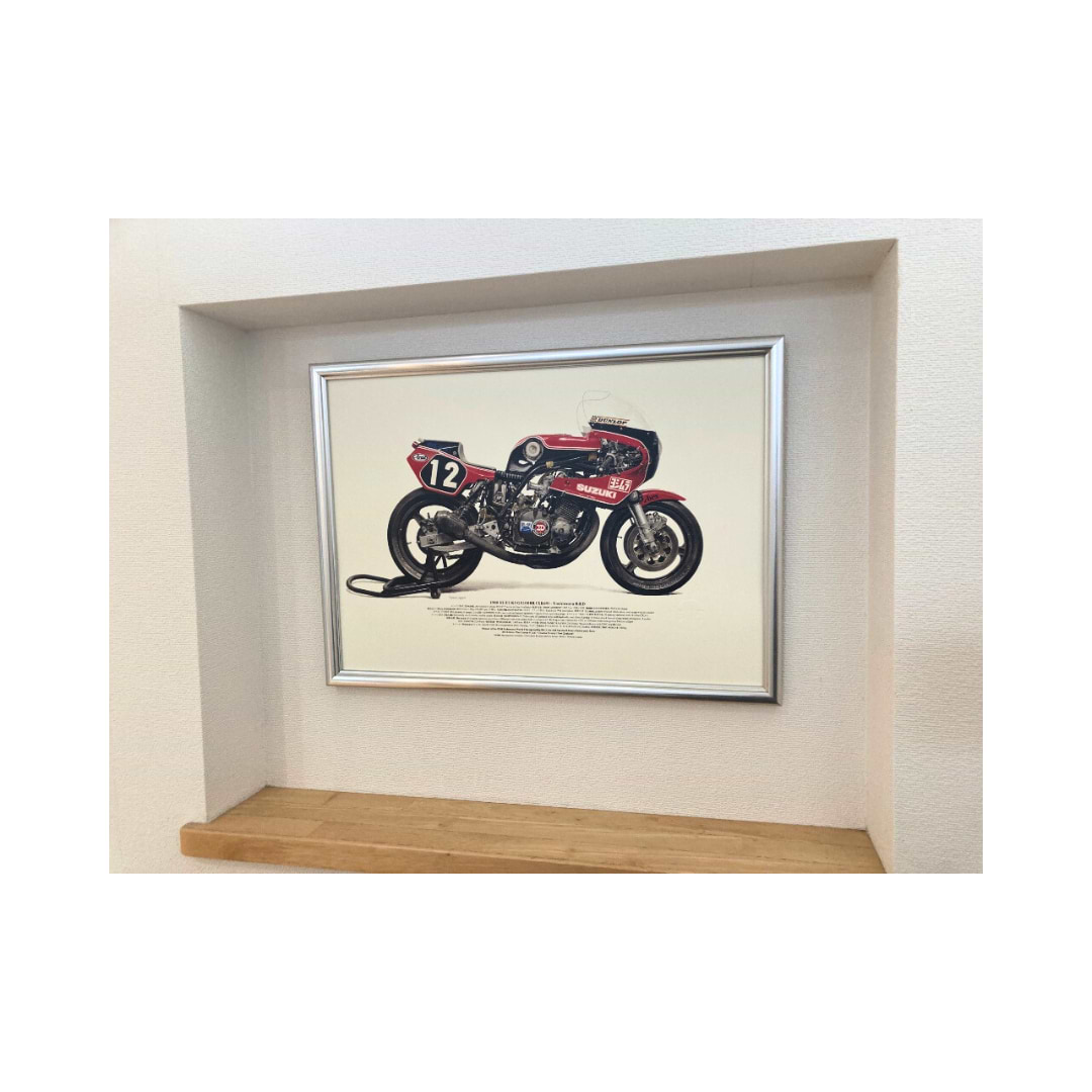 柴田制作所 モーターサイクルイラスト GS1000R ヨシムラR&D