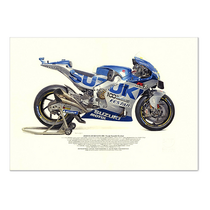 柴田制作所 モーターサイクルイラスト 2020GSX-RR