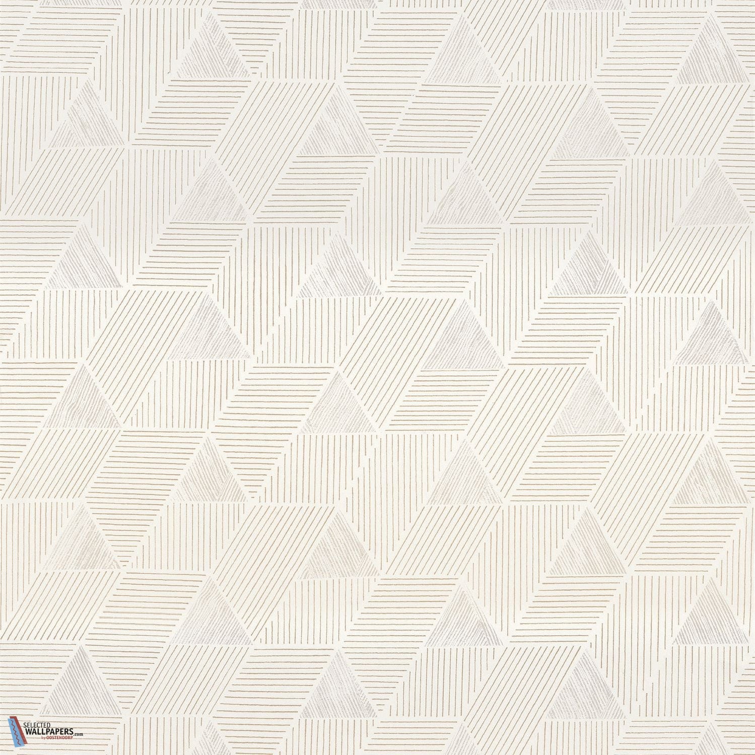 Méroé behang-behang-Casamance-Blanc/Doré-Rol-Selected Wallpapers &amp; Interiors