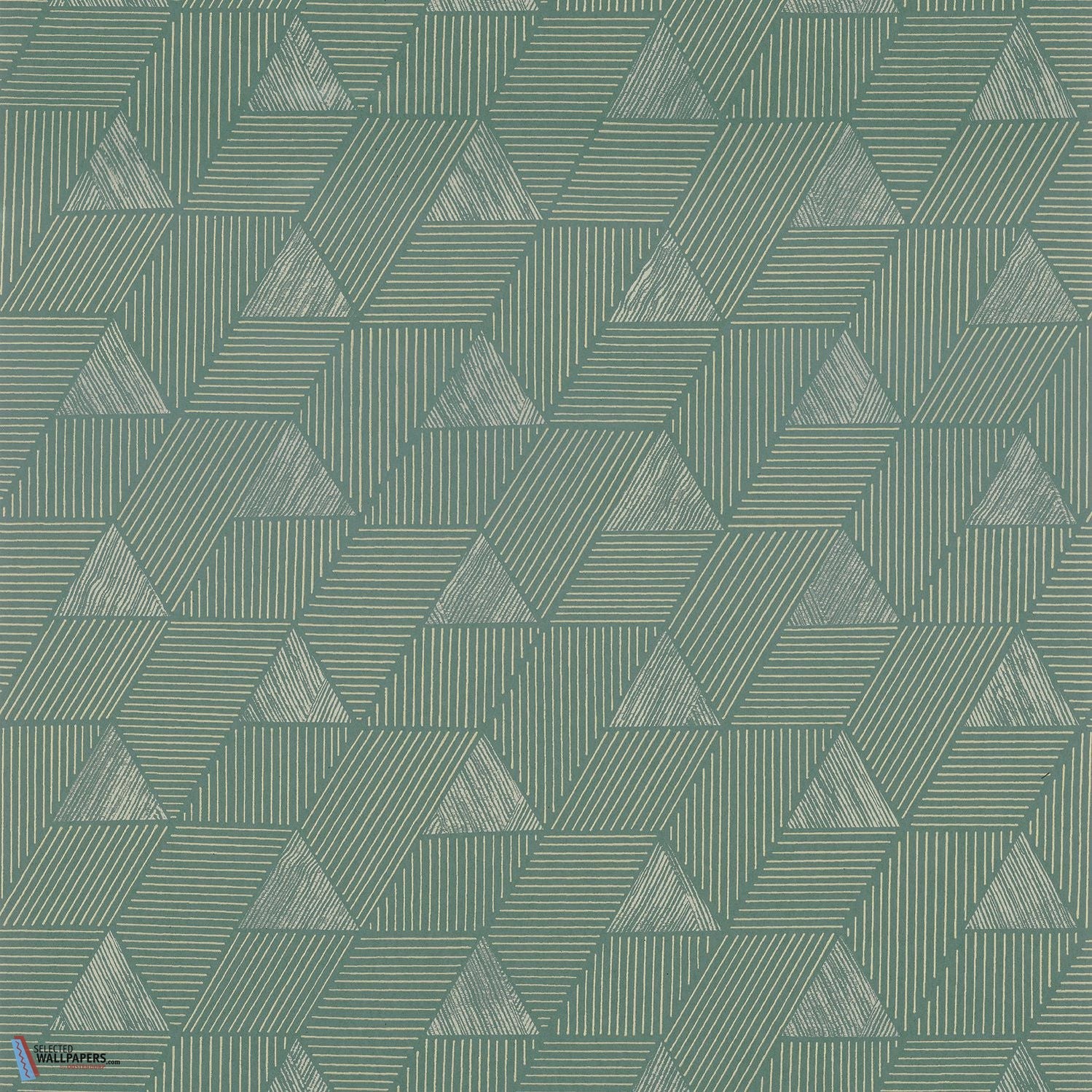 Méroé behang-behang-Casamance-Lichen/Doré-Rol-Selected Wallpapers &amp; Interiors