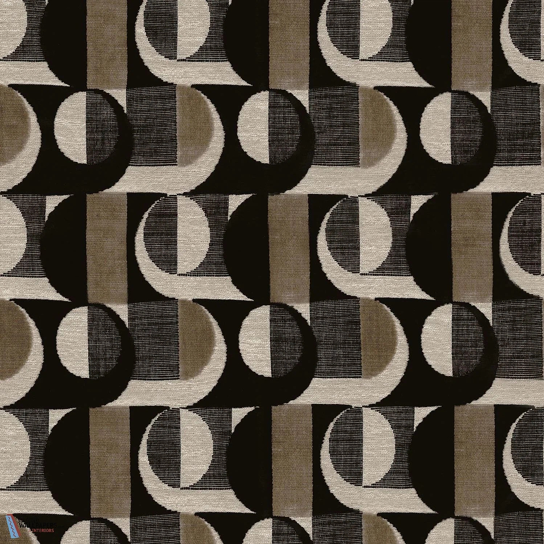 Alliance Stof-Casamance-Noir-Meter (M1)-Selected-Wallpapers-Interiors