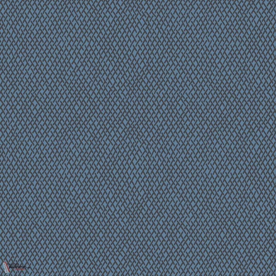 Amime behang-Behang-Farrow & Ball-Blue-Rol-Selected Wallpapers &amp; Interiors