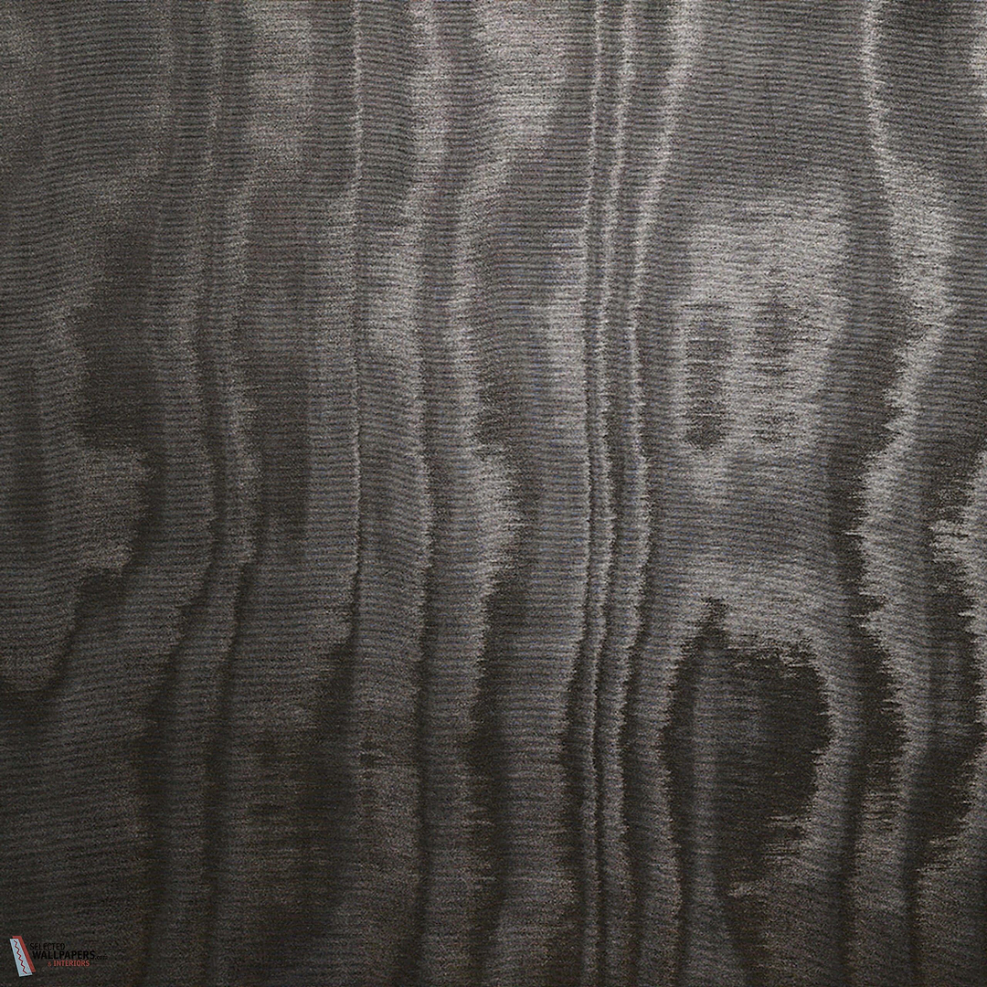 Amoir Libre Metallo Wall behang-Dedar-Nero-Meter (M1)-Selected Wallpapers-Interiors