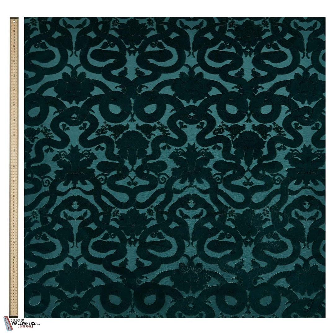 Anaconda Cut Velvet stof-House of Hackney-fabric-Selected-Wallpapers-Interiors