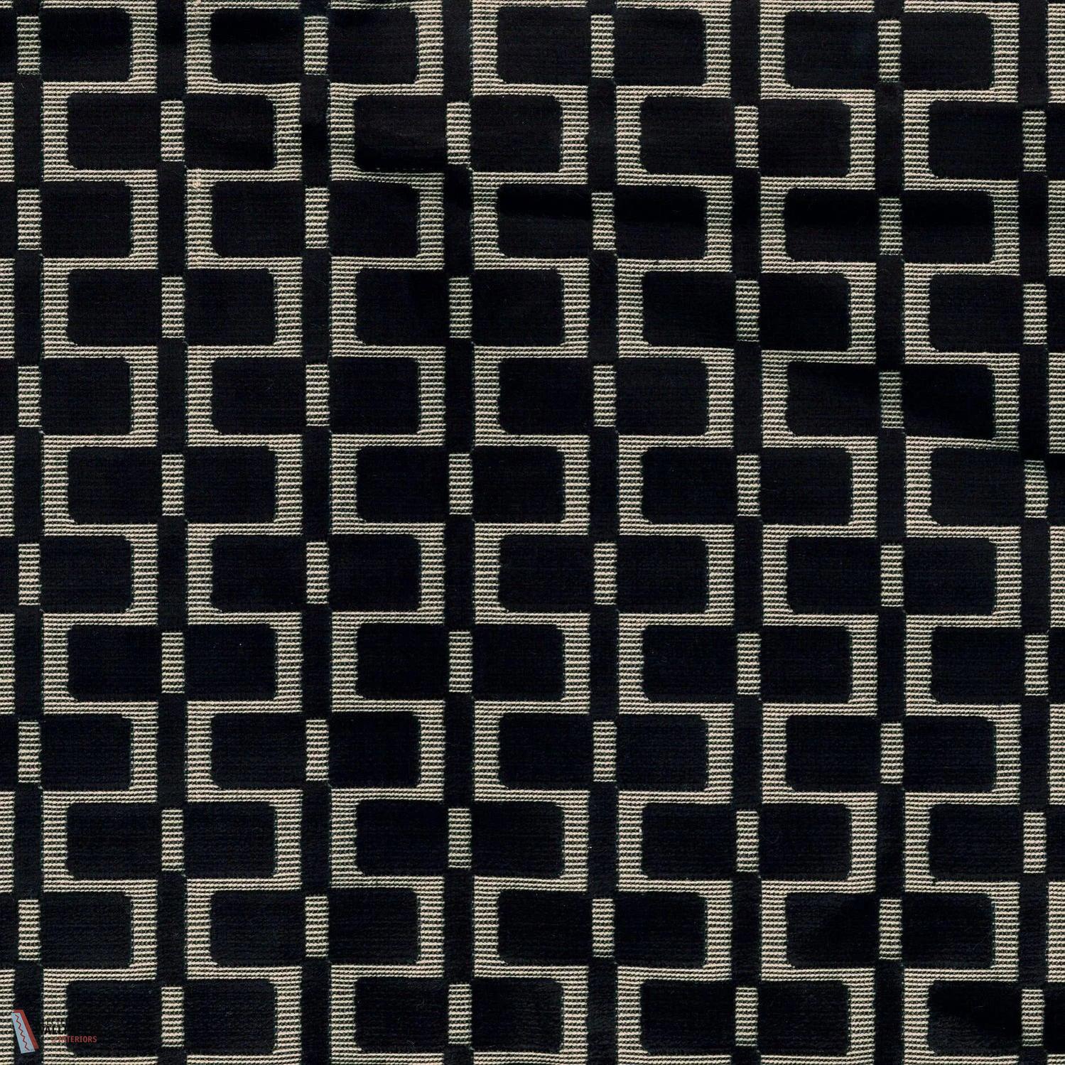 Analogie stof-Casamance-Noir-Meter (M1)-Selected Wallpapers-Interiors