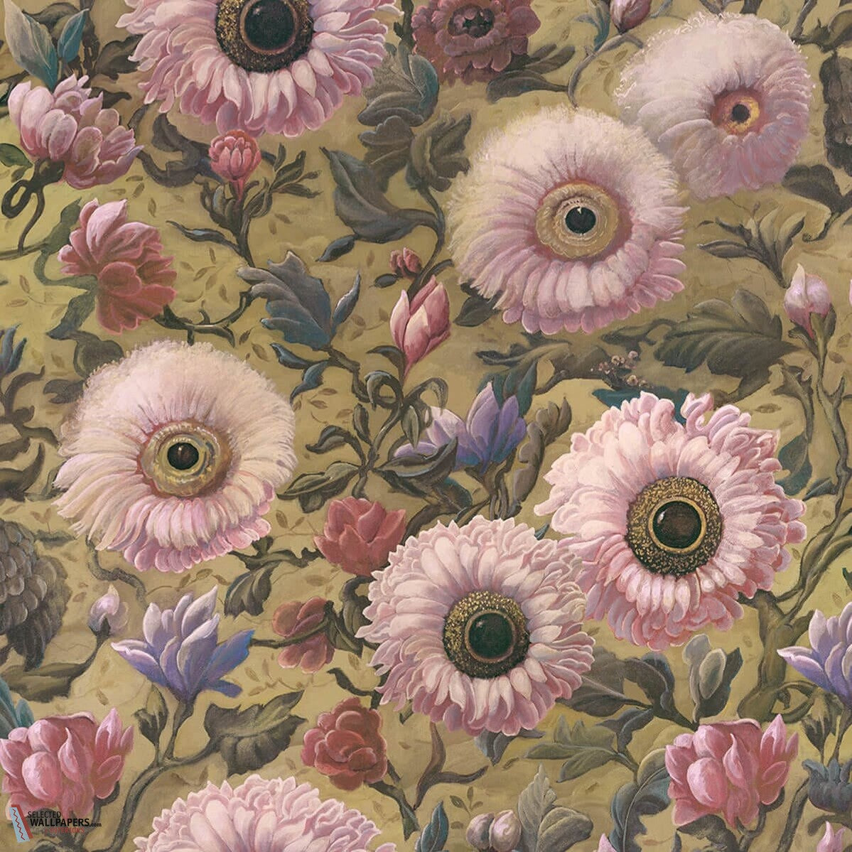 Apricus behang-House of Hackney-wallpaper-tapete-Selected-Wallpapers-Interiors