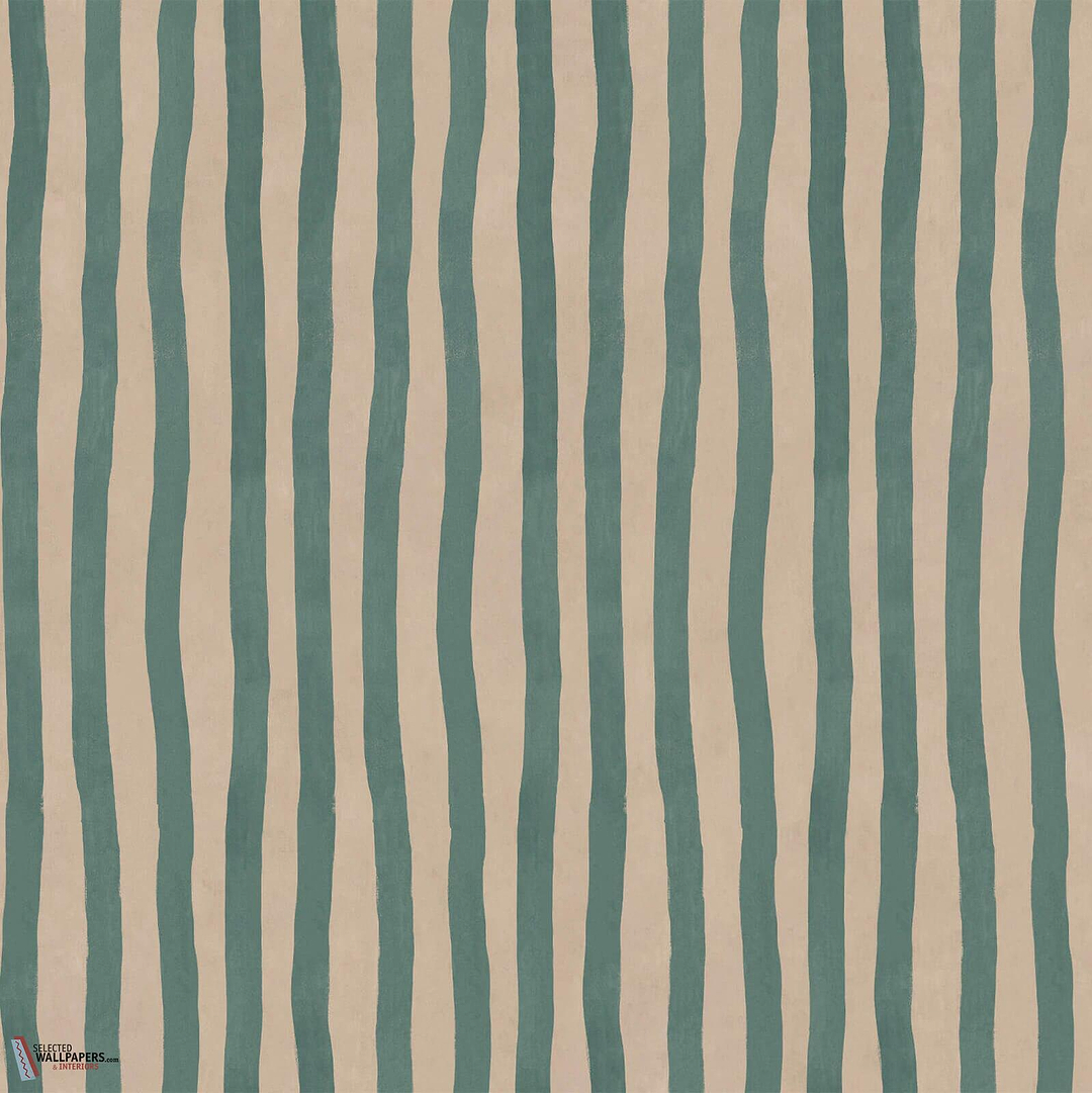 Artist's Stripe behang-House of Hackney-wallpaper-tapete-Euphorbia & Alabaster-200 cm-Selected-Wallpapers-Interiors