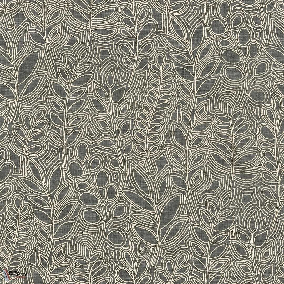 Astragale behang-Casamance-wallpaper-tapete-Anthracite-Rol-Selected-Wallpapers-Interiors