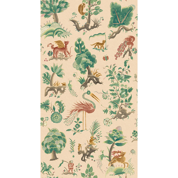 Gertrude behang-Behang-GP&J Baker-Plaster-Rol-Selected Wallpapers &amp; Interiors
