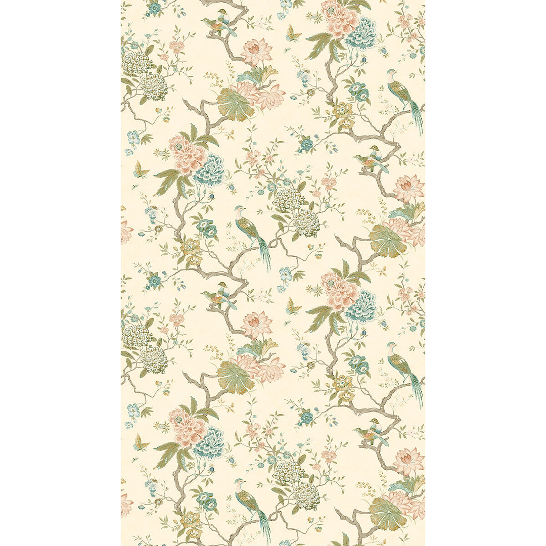 Oriental Bird behang-Behang-GP&J Baker-Antique-Rol-Selected Wallpapers &amp; Interiors