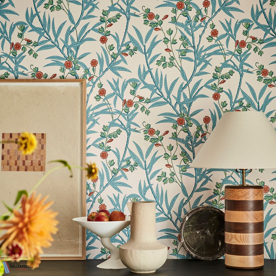 Bamboo Floral-Little Greene-wallpaper-behang-Tapete-wallpaper-Selected Wallpapers