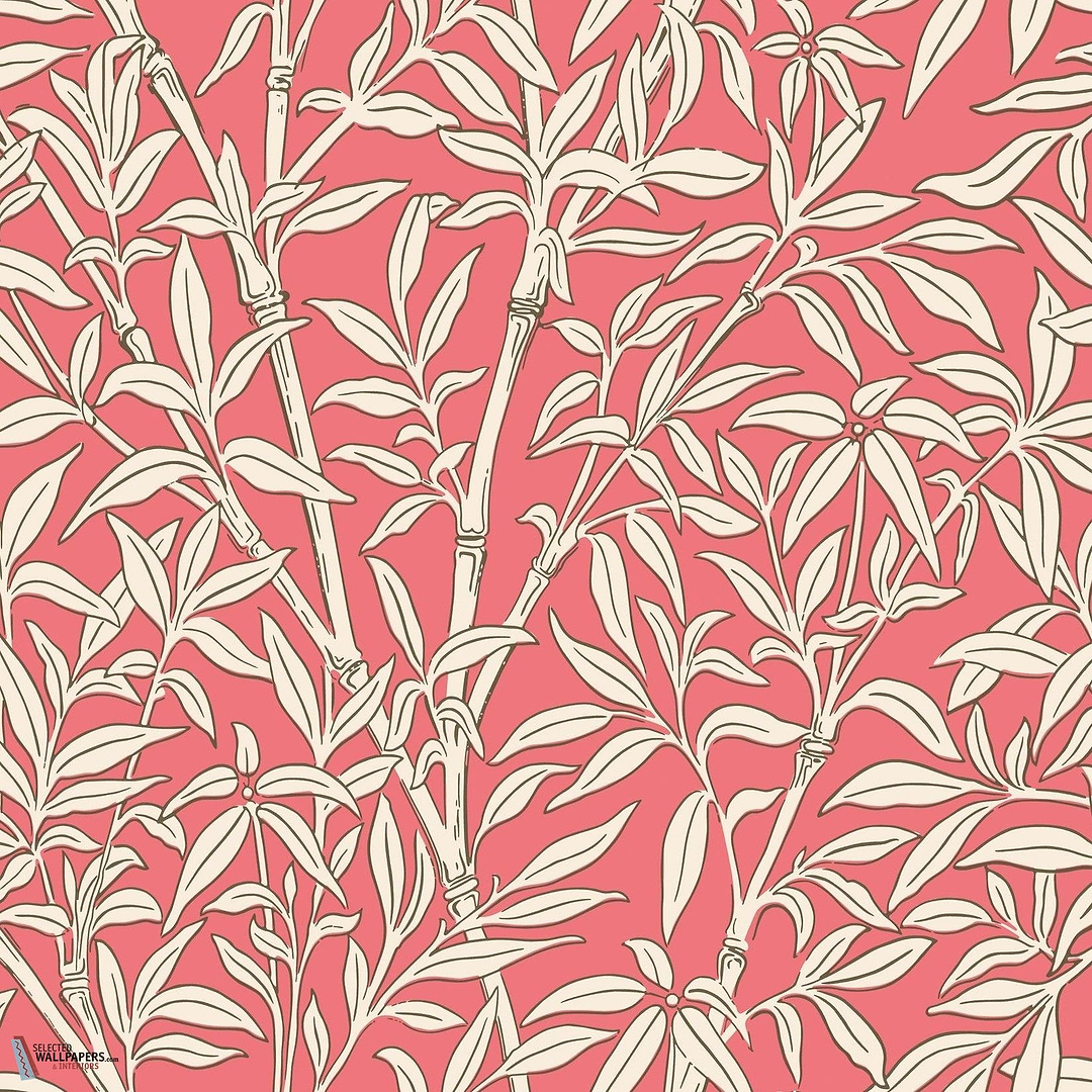 Bamboo Forest behang-Cole & Son-Chalk on Rouge-Rol-Selected Wallpapers-Interiors