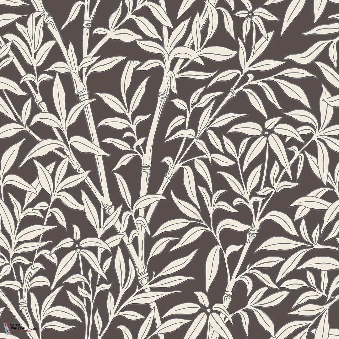 Bamboo Forest behang-Cole & Son-Snow on Soot-Rol-Selected Wallpapers-Interiors