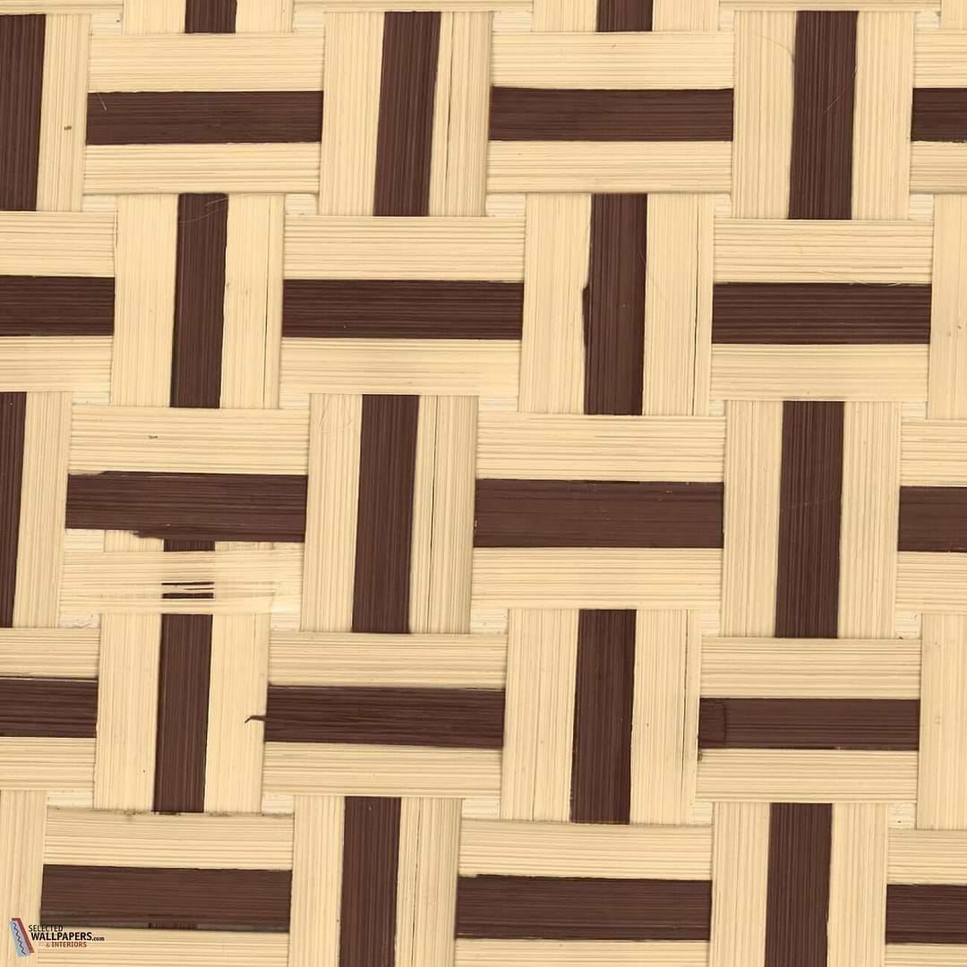 Bambou Bi Colour behang-CMO Paris-Naturel Tabac-Paneel-Selected Wallpapers-Interiors