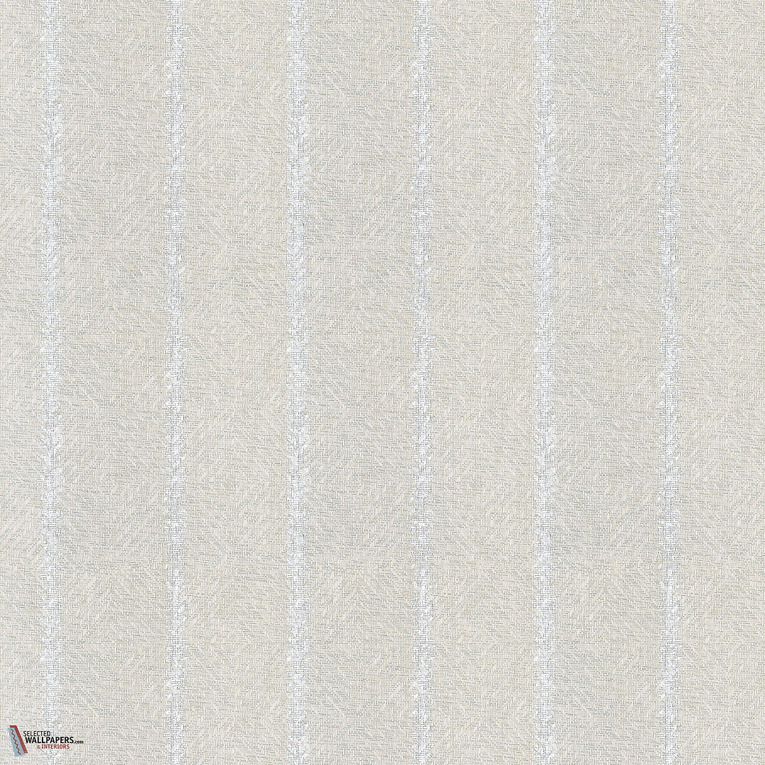 Barrier weave behang-Thibaut-Metallic silver on soft grey-Rol-Selected Wallpapers-Interiors
