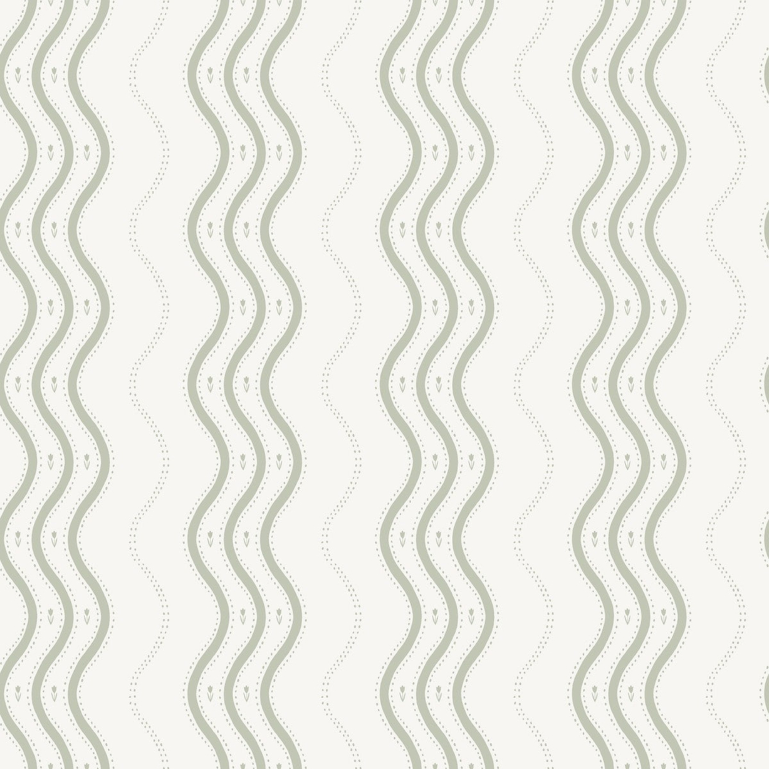 Ben behang-Sandberg-Garden green-Rol-Selected Wallpapers-Interiors